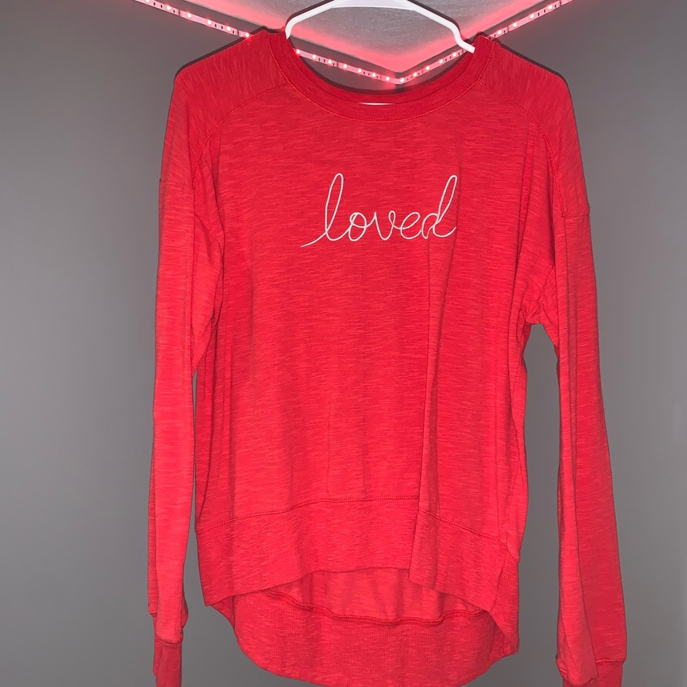 Red Long Sleeve Tee